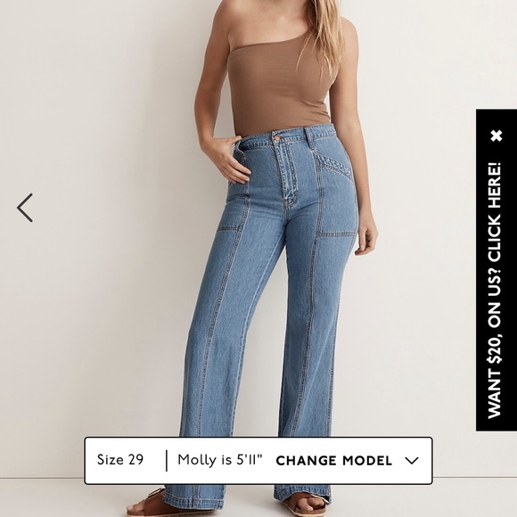 Madewell Denim - MADEWELL 70’s inspired fit and flare jeans